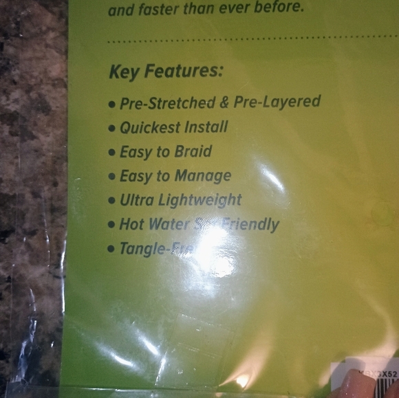 X-Pression Pre-Stretched Hair Extensions.Expression braid hair 52 in - Picture 3 of 5